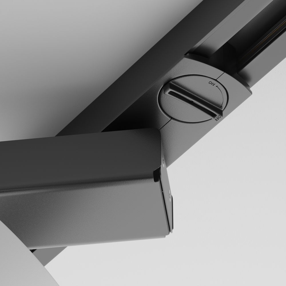 Трековый однофазный светодиодный светильник Maytoni Unity Rim TR044-1-12W3K-W