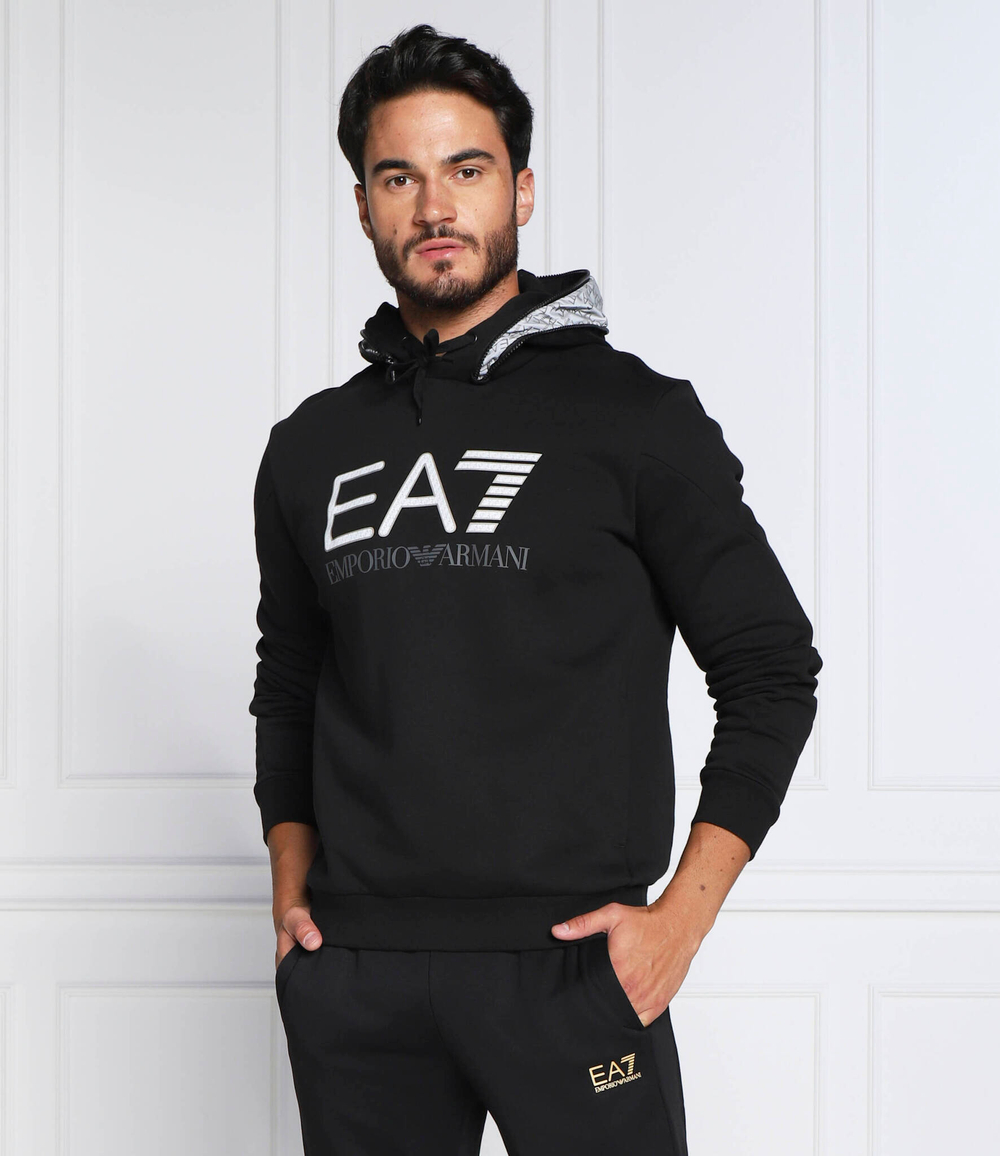 Худи EA7 - черный(6LPM88 PJ07Z)