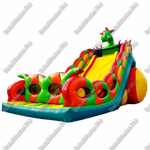 Батут-горка "Дракон 2" без шипов, 14*7*9 м