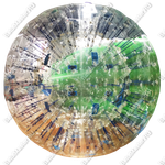 Зорб ПВХ"Капля", с цветными стропами, диаметр 2,5 м