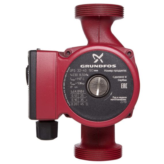 Насос циркуляционный GRUNDFOS UPS 32-40 EU, с гайками купить в Москве и Московской области по низкой цене с доставкой по России — (1) Насос циркуляционный GRUNDFOS UPS 32-40 EU, с гайками — (1)