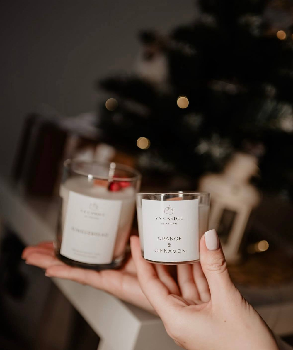 Свеча маленькая Карамель Попкорн