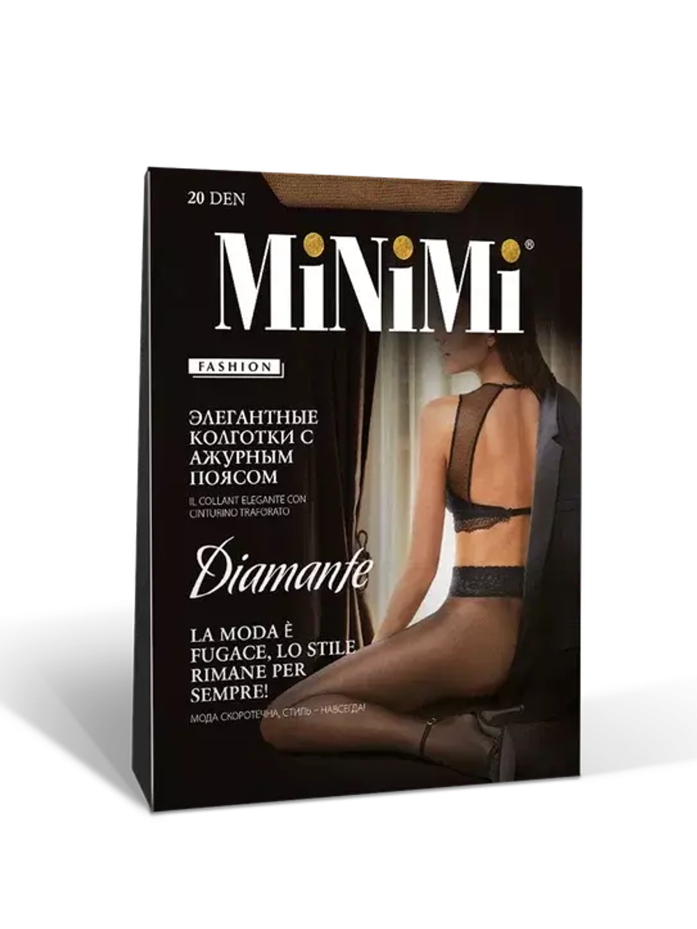 MiNiMi DIAMANTE 20 (кружевной пояс) (С)