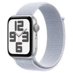Часы Apple Watch SE 2 (2024) GPS 40mm Silver Aluminum Case with Blue Cloud Sport Loop