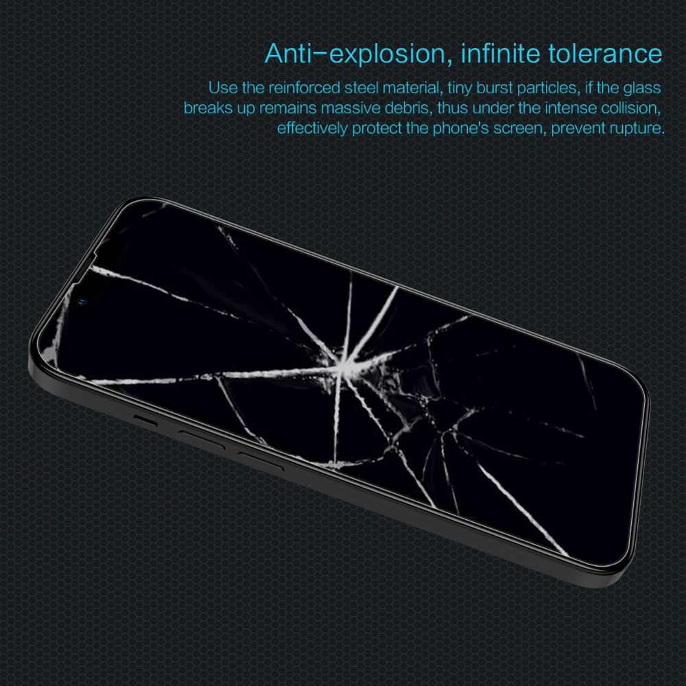 Защитное стекло с прозрачными рамками от Nillkin для iPhone 13 Pro Max и 14 Plus, серия H Anti-Explosion Glass Screen Protector
