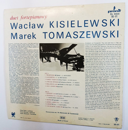 Винтажная виниловая пластинка Duet Fortepianowy Waclaw Kisielewski Marek Tomaszewski Play Favourite Melodies Дуэт Фортепианистов (Poland 1968)