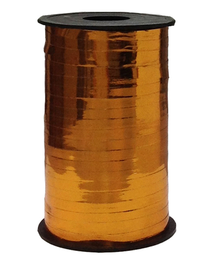 Лента для шаров бронза металлик