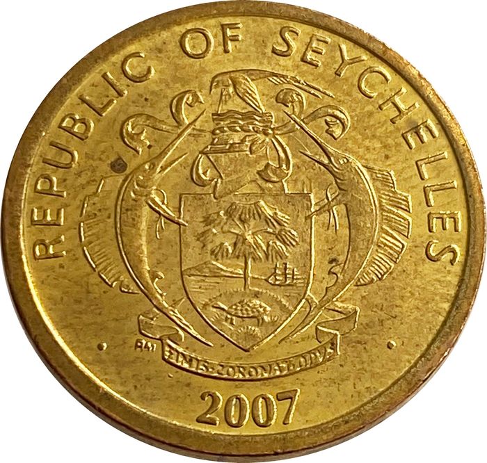 10 центов 2007 Сейшелы XF