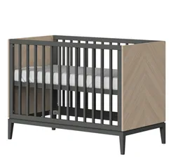 Кроватка Fjord (темно-серый)