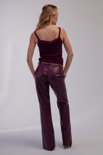 Брюки tensione экокожа