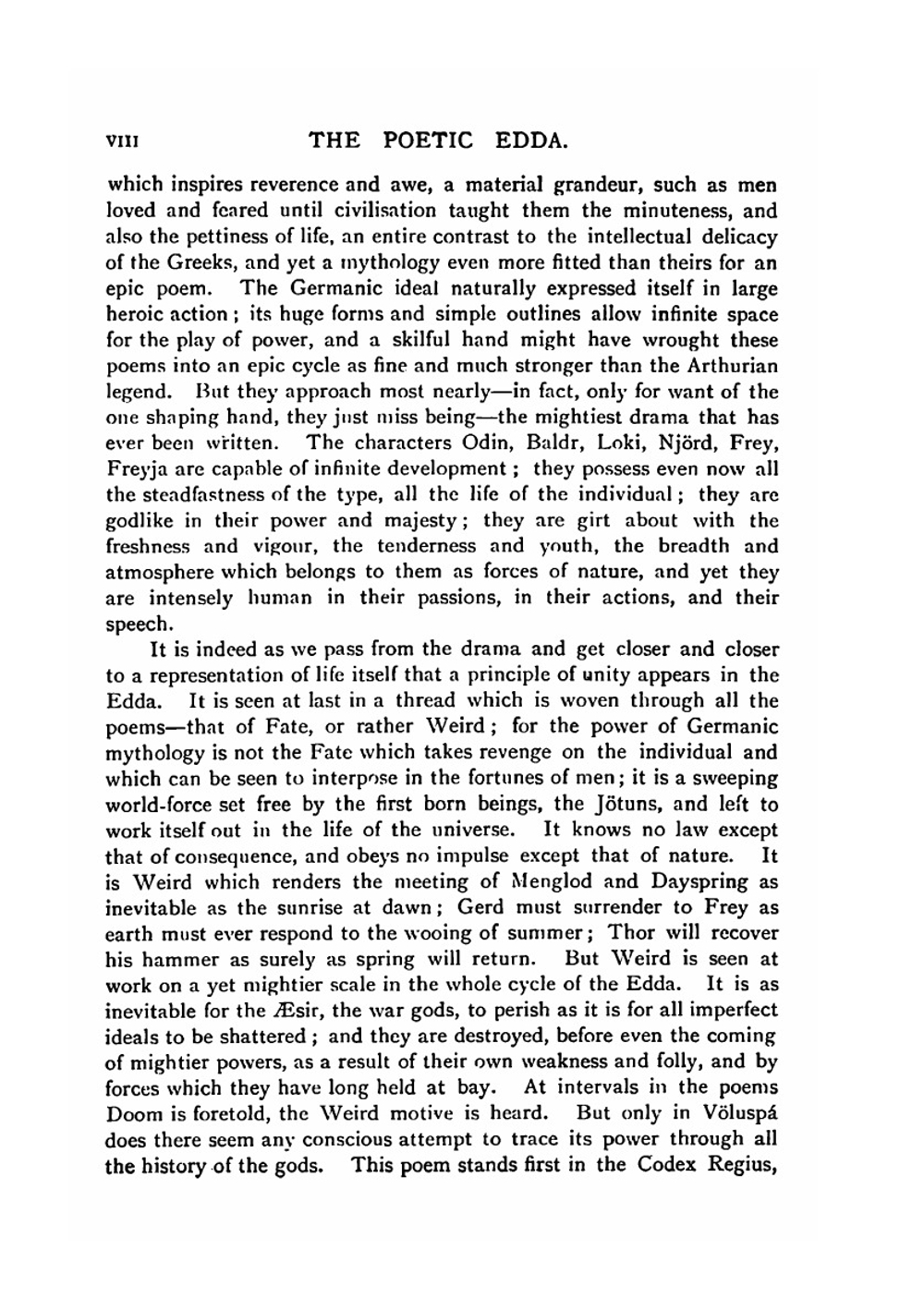 The Elder or Poetic Edda commonly known as Saemund's Edda. Part 1. The Mythological Poems | Oliver Bray