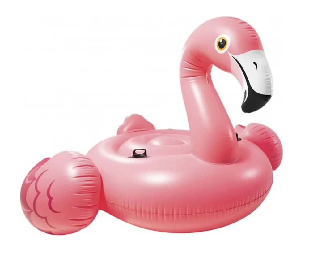 Плотик Intex "Большой Фламинго" 142х137х97см, 57558 с насосом