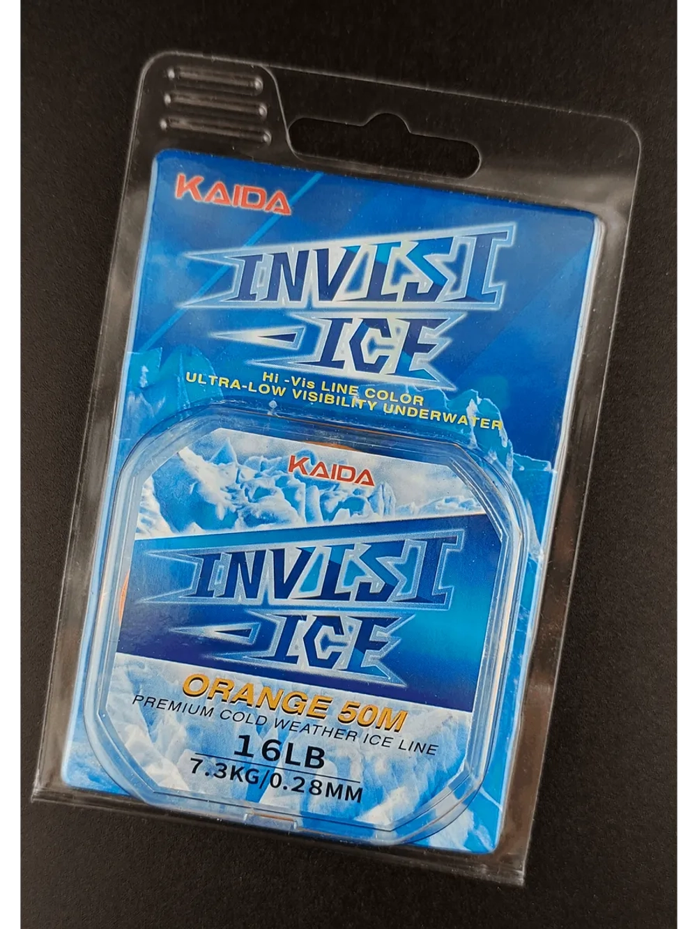 Зимняя леска Каида Invisi ICE для подлёдного лова 0.28 мм