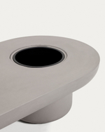 Журнальный столик Taimi из бетона для улицы Ø 140 x 60 см