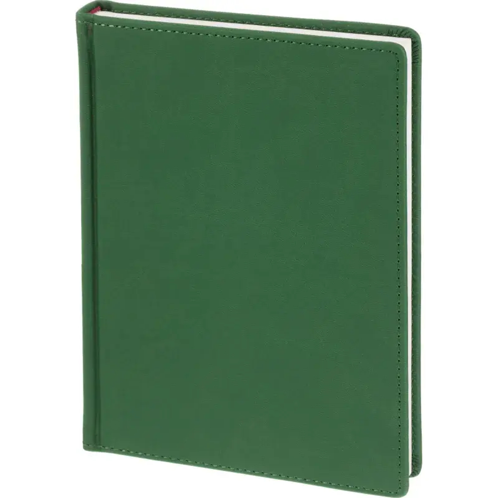 Ежедневник недатированный А5+, 136л, VELVET зеленый  3-115/05