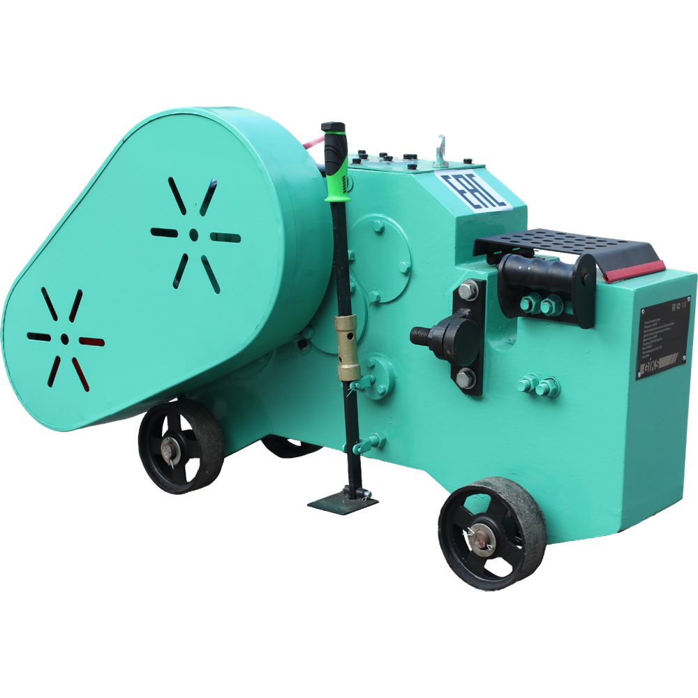 Станок для резки арматуры GIKS GQ40 - [3 кВт / до 40 мм]