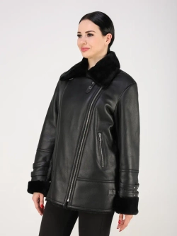 Дубленка зимняя натуральная авиатор оверсайз Турция