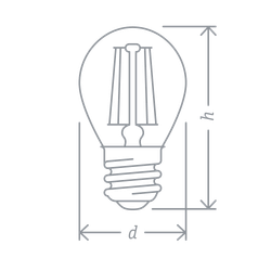 Лампа Navigator 71 310 NLL-F-G45-4-230-2.7K-E27