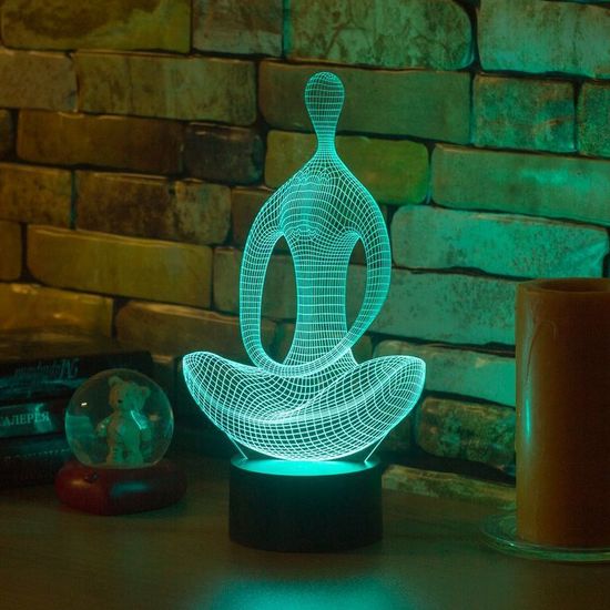 3D лампа Йога Медитация