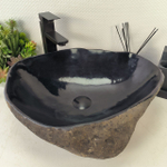 Раковина из речного камня RS-65056 51*43*15 0862