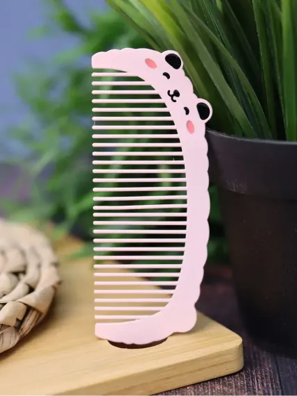 Расческа iLikeGift Fluffy dog pink