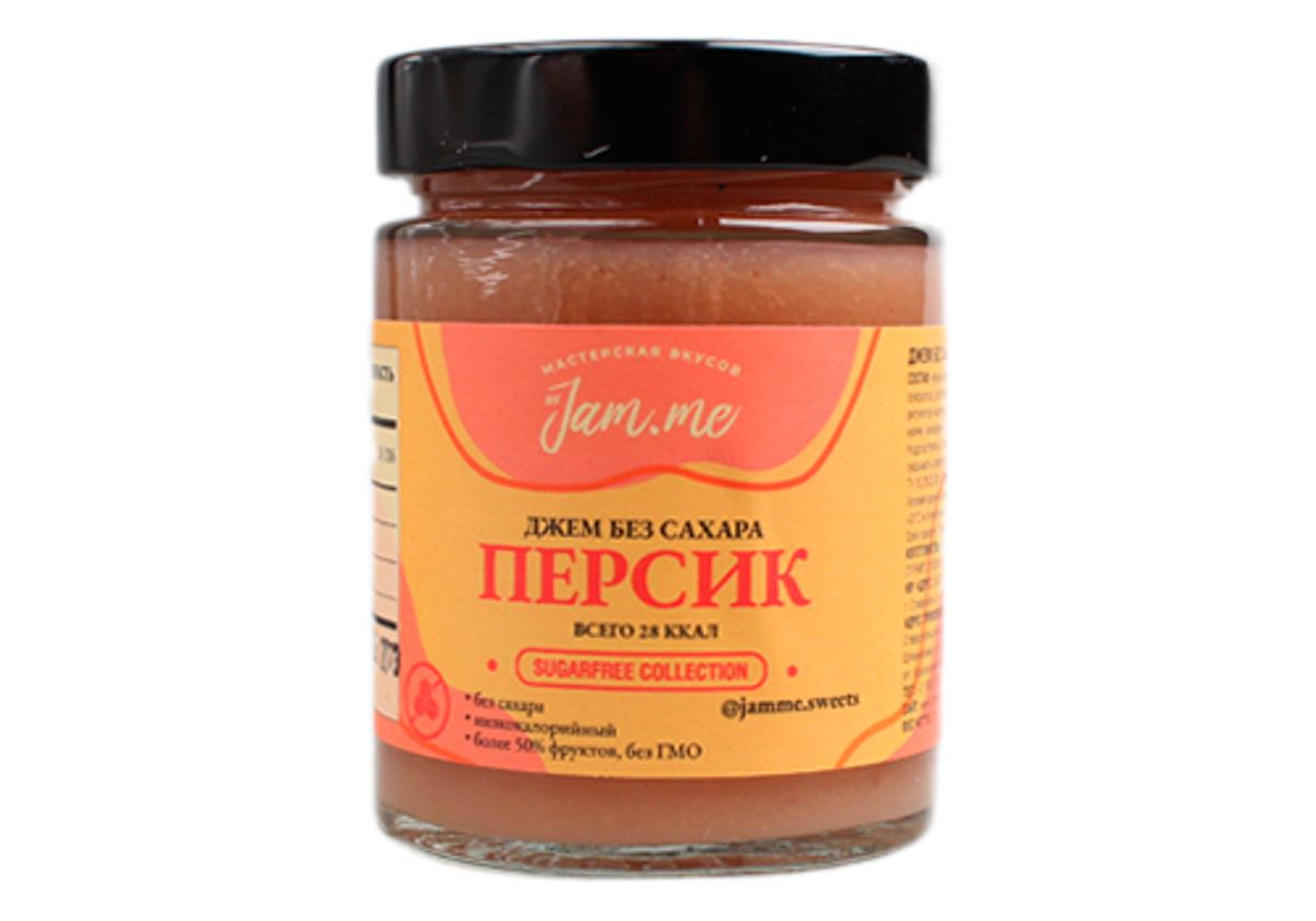 Джем персиковый By Jam.Me без сахара, 230г