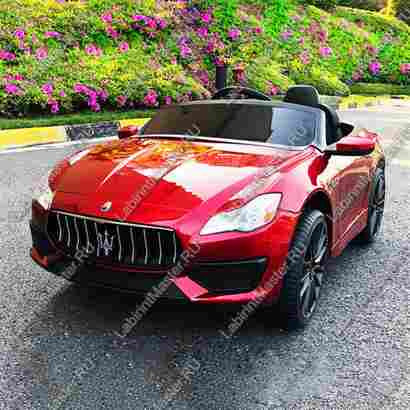 Детский электромобиль "Maserati" красный
