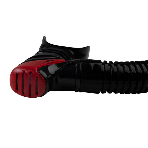 Трубка Scorpena J3 с двумя клапанами красная