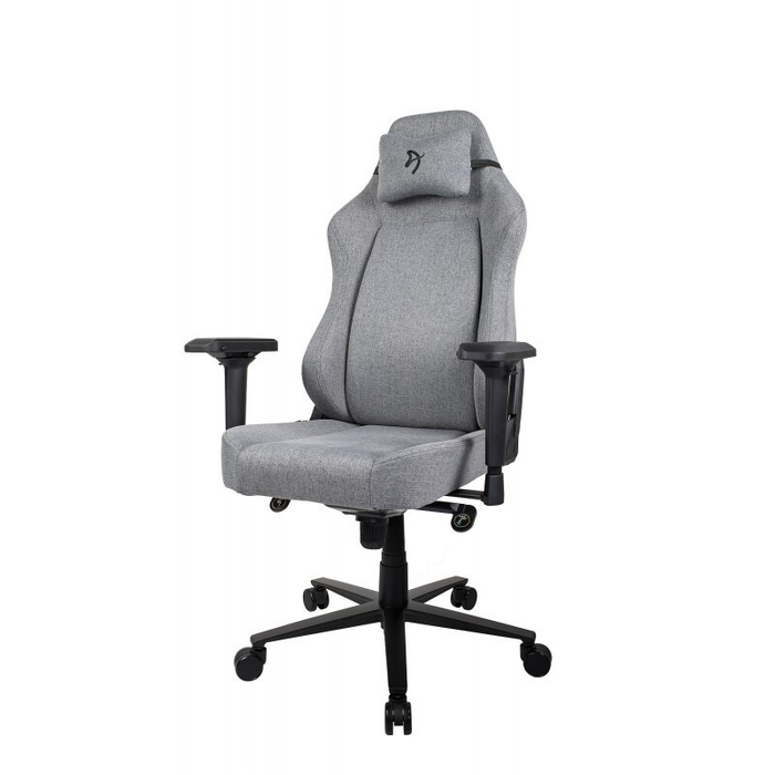 Компьютерное кресло (для геймеров) Arozzi Primo Woven Fabric - Grey - Black logo (PRIMO-WF-GYBK)