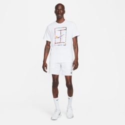 Мужские теннисные шорты Nike Court Dri-Fit Slam LN NT Shorts Men - White