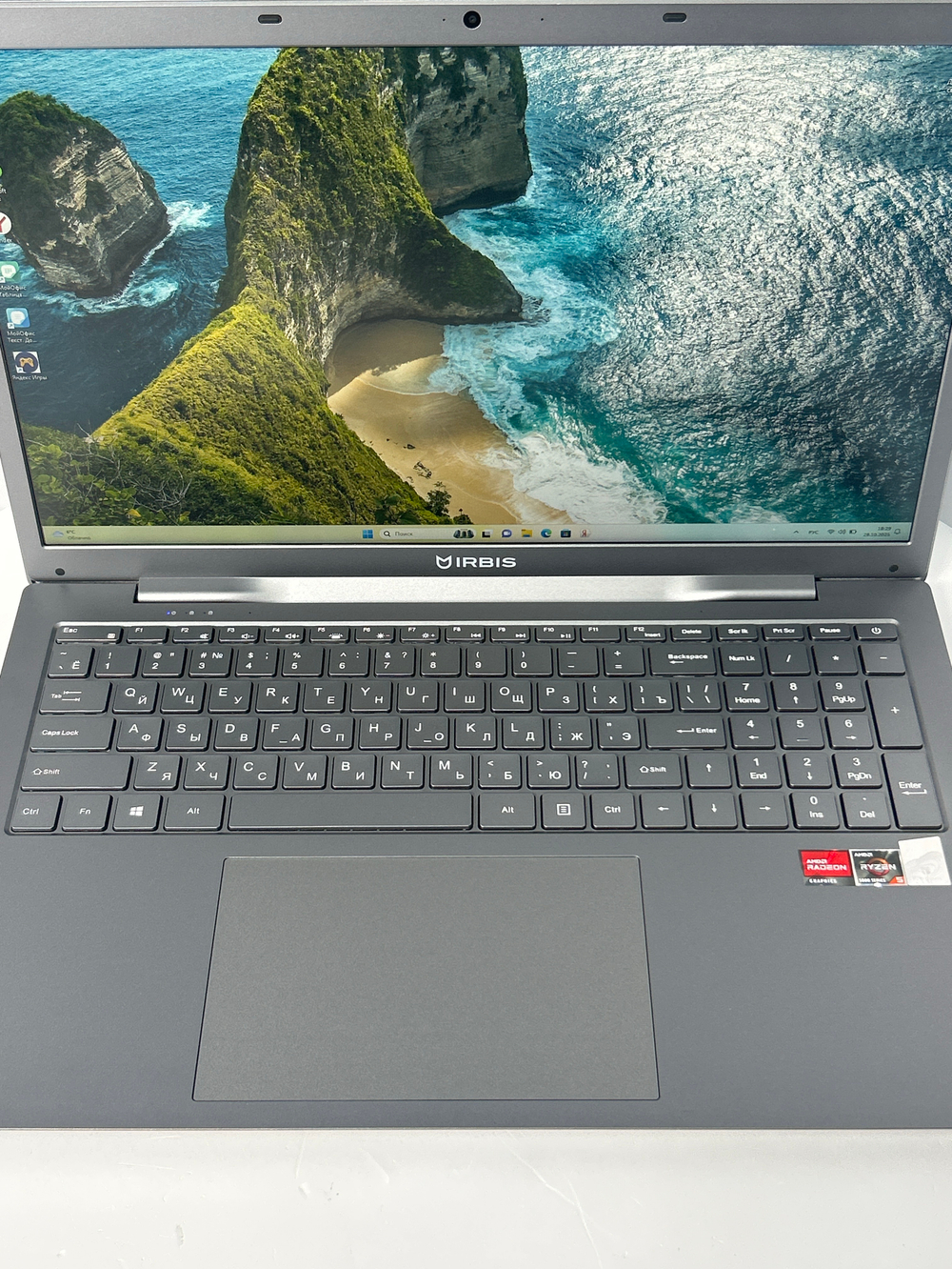 Ноутбук Irbis (17NBC2006) 17.3"/AMD Ryzen 5 5560U/RAM 16GB/SSD 512GB/AMD Radeon Graphics/1920x1080/IPS/Win11/Подсветка кл-ры: LED/черный Состояние: B1