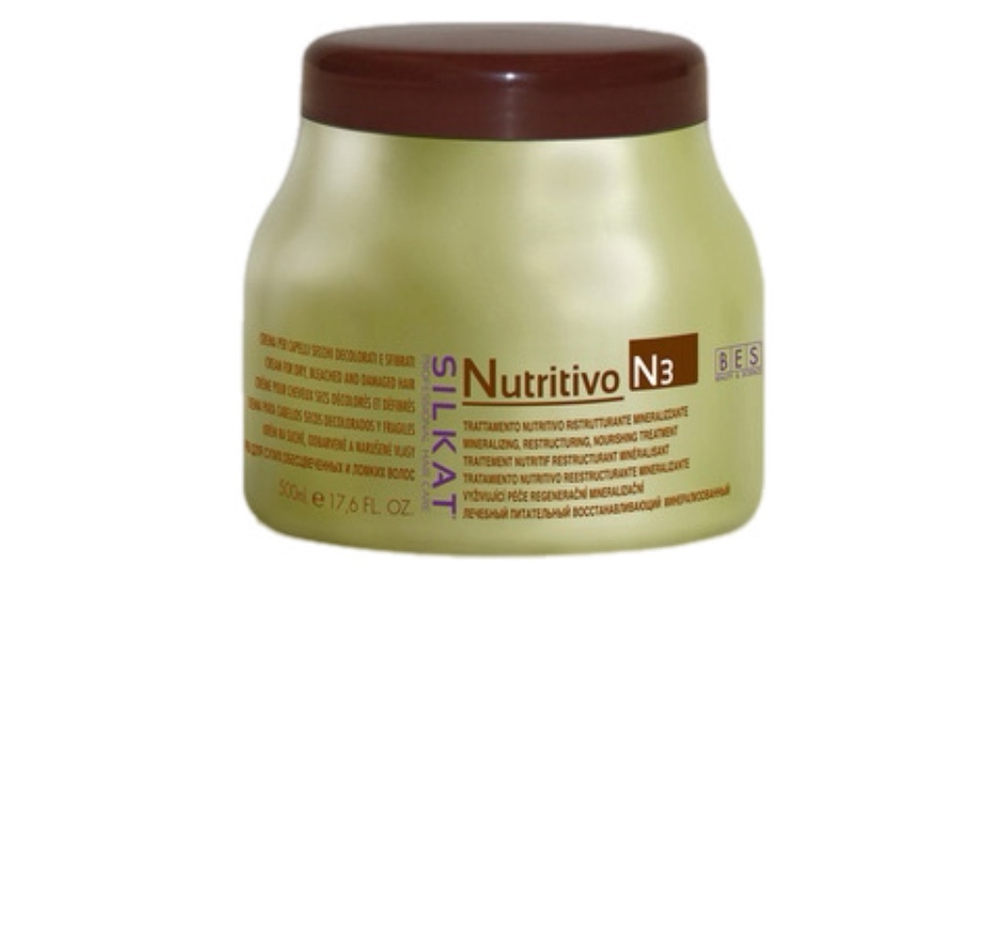 Питательная крем-маска с минералами для сухих, обесцвеченных и поврежденных волос «Nutritivo N3», BES