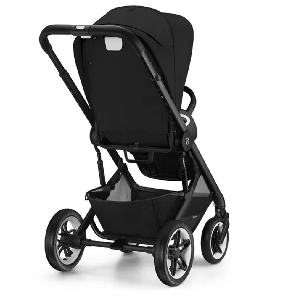 Прогулочная коляска Cybex Talos S Lux BLK Moon Black с дождевиком