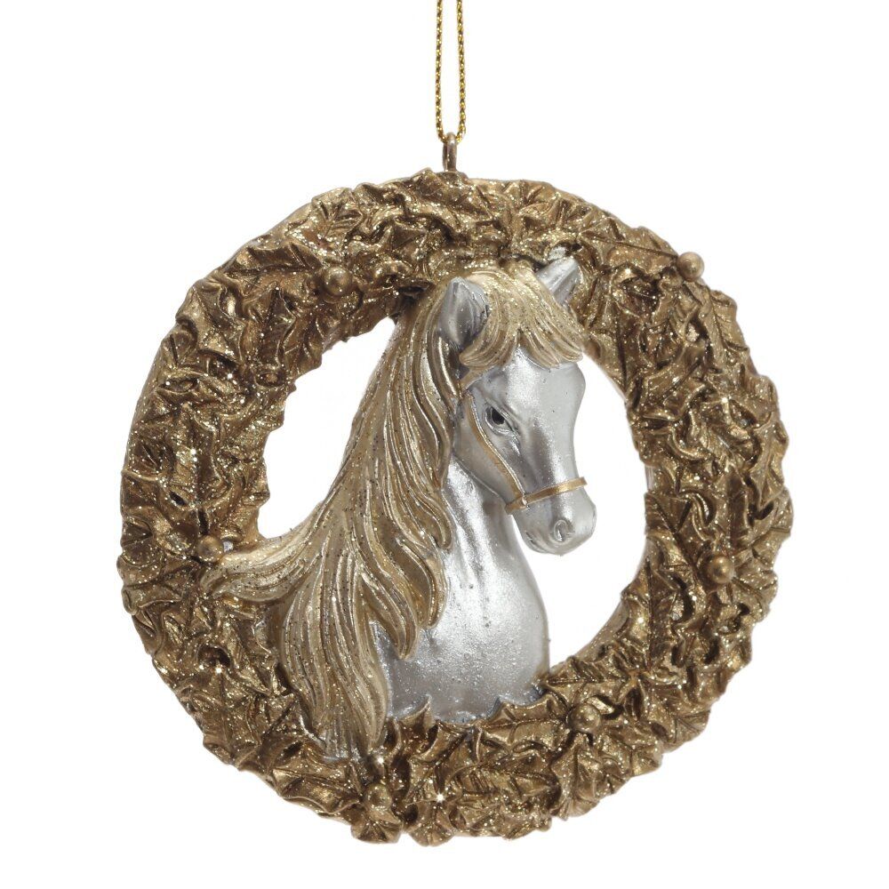 GAEM Фигурка декоративная подвесная "Лошадка", L8,5 W1,5 H8,5 см