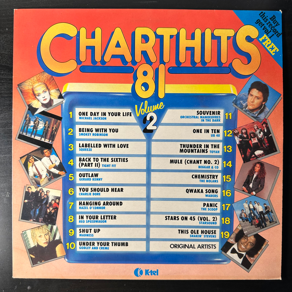 Сборник Chart Hits 81 Volume 1 (Англия 1981г.)