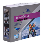Термобелье Alpika Active Dry 1 слой Чёрный -20°С (комплект) -