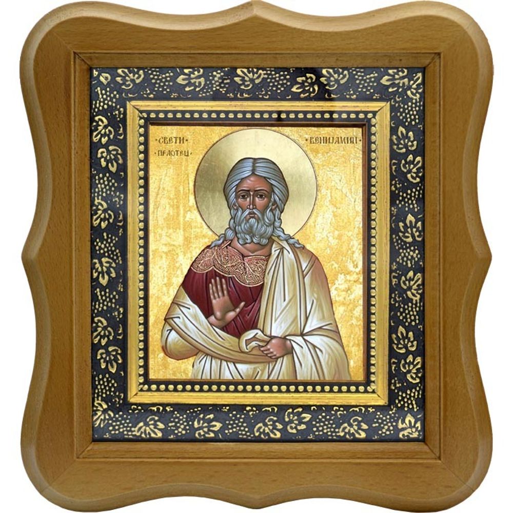 Вениамин Праведный праотец. Икона на холсте.