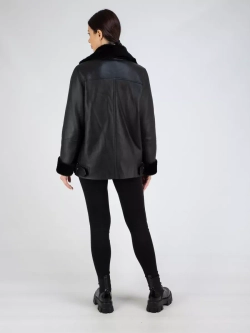 Дубленка авиатор натуральная зимняя