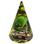 Колпаки праздничные «Камуфляж», 6 шт