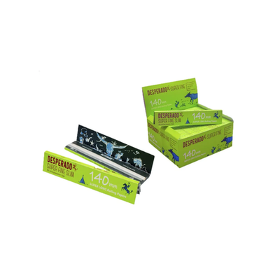 !Бумага для сигарет "Desperado" KS Slim Super Fine Long 140mm 12г/м 32л*50шт