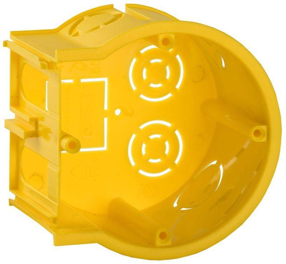 Коробка установочная С3 d68x45 для твердых стен (сборная оконечная) (опт. уп) IEK UKT10-068-045-000-K1-N-UO