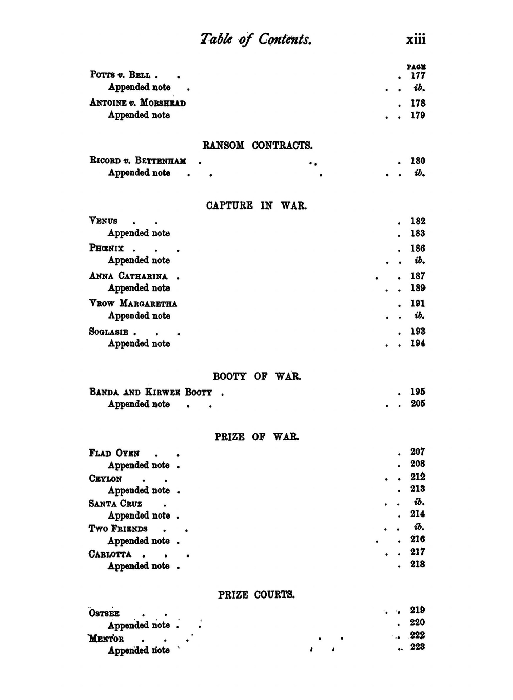 Leading Cases and Opinions on International Law | Cobbett Pitt