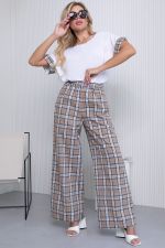 Костюм "Барселона" (клетка беж) К7066 LT Collection