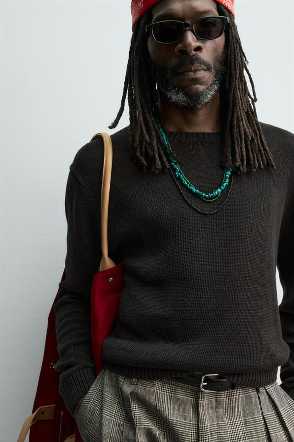 ZARA Х AARON LEVINE СВИТЕР ИЗ 100% ЛЬНА, ШОКОЛАДНЫЙ