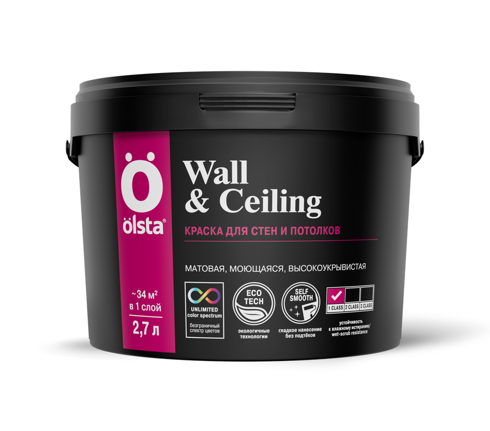 WALL&CEILING Краска для стен и потолков
