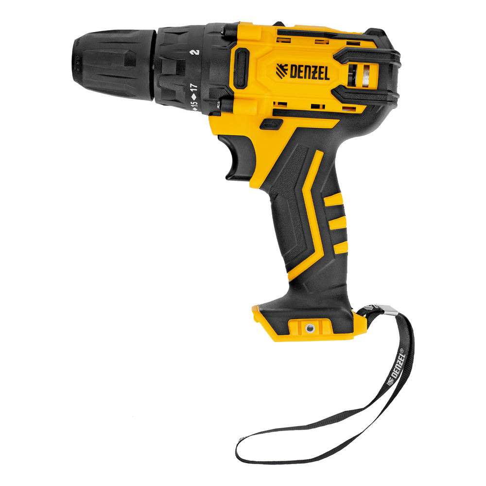 Дрель-шуруповерт аккумуляторная CDL-12-02BM, Li-Ion, 12 В, 2 акк. Denzel