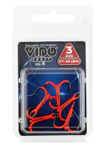 Крючки Vido Craft ST-36 BN "Тройник крашеный" (5шт/уп)