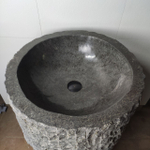 Раковина напольная из мрамора Black  MN-61497 (57*57*90)