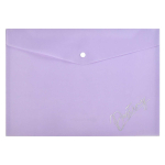 Папка для документов А4 пластиковая "Пастельный сиреневый глиттер" (Феникс+)