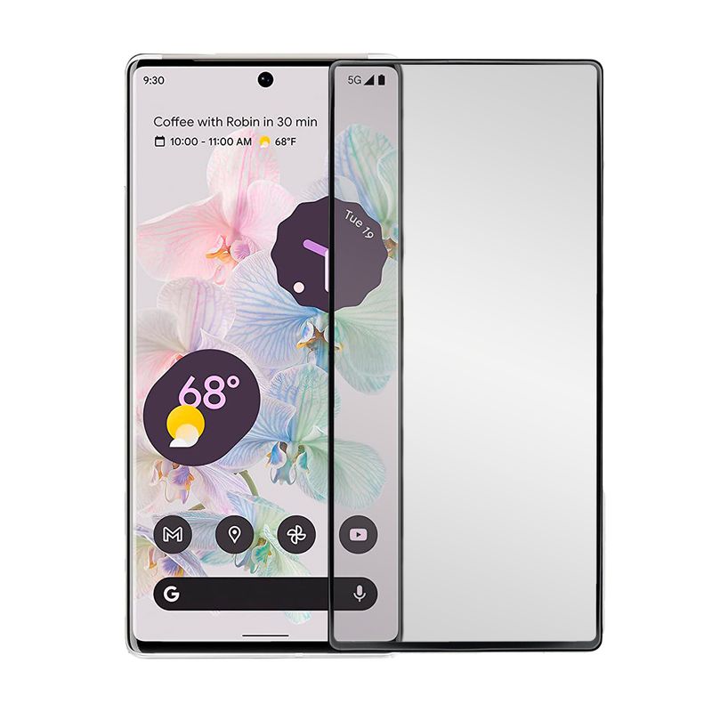 Защитное стекло 3D Full Glue для Google Pixel 6 Pro, 0.3 мм, черная рамка